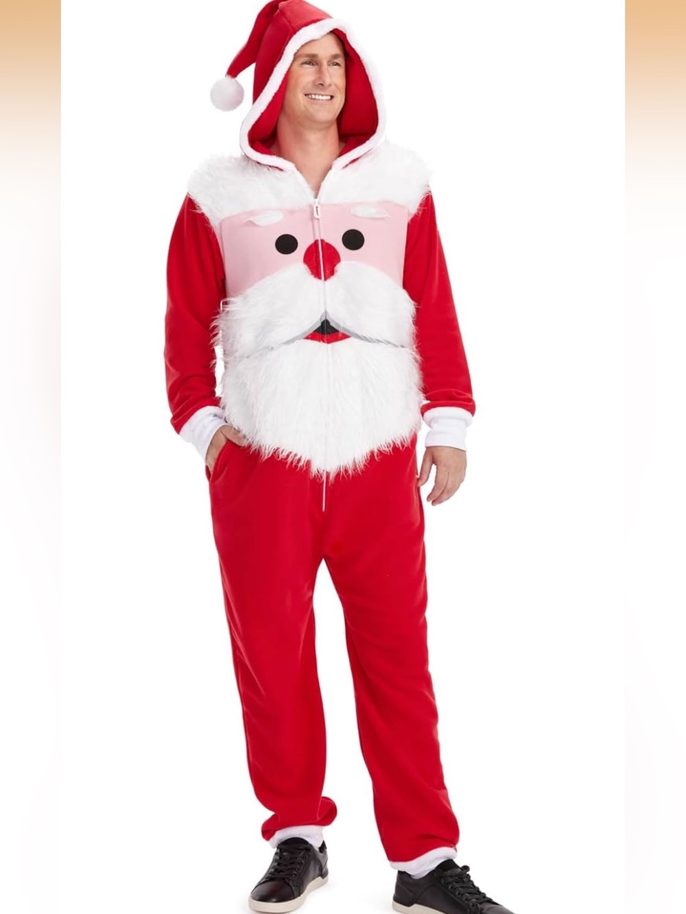 Tipsy Elves Christmas Onesie Comfy Unisex Matching Holiday Jumpsuit L. 2982/CB-1